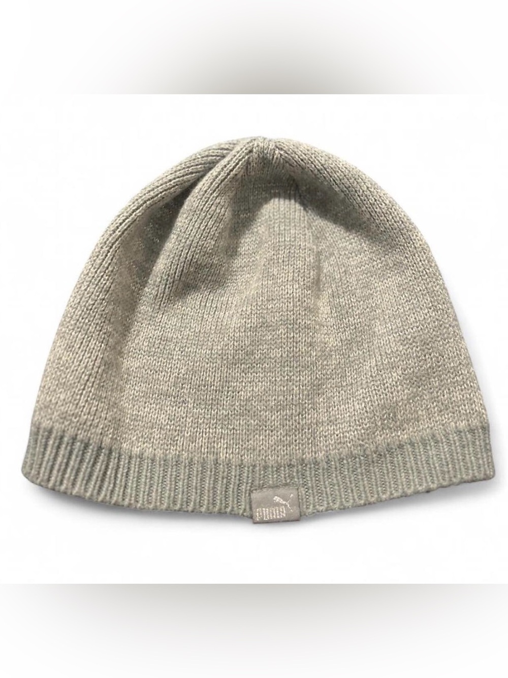 Grey sparkly Puma beanie with a sparkle